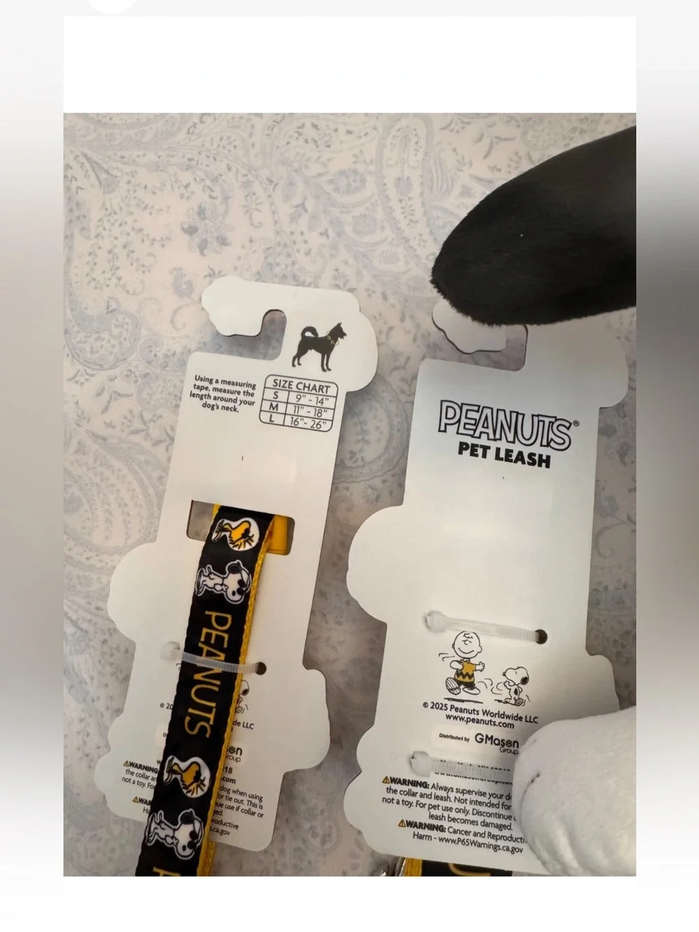 Peanuts Snoopy Dog Collar, Dog Leash, and Snoopy & Woodstock Dog Toys